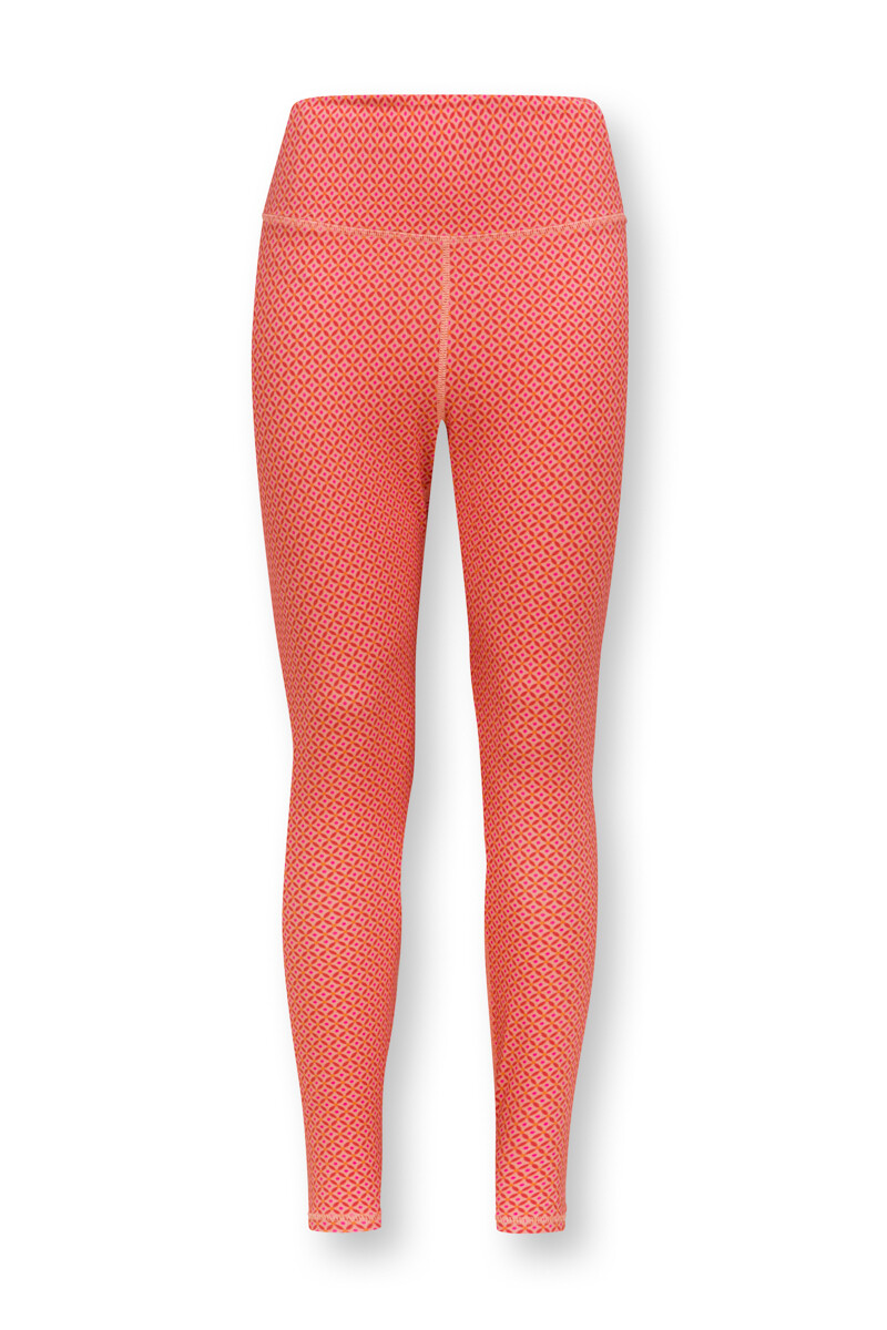 Color Relation Product Sports Leggings Long Cross Stitch Red