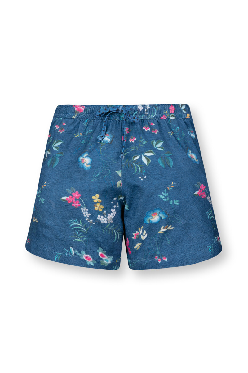 Color Relation Product Trousers Short Tokyo Blossom Dark Blue