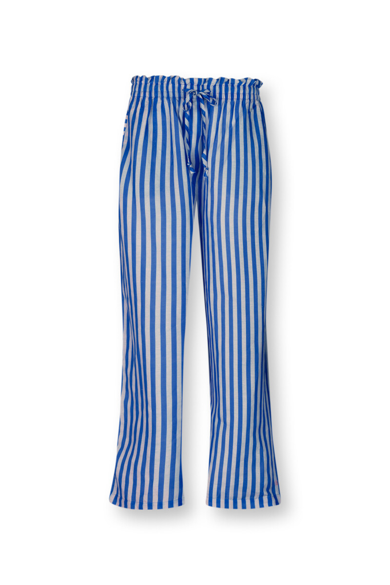 Color Relation Product Trousers Long Sumo Stripe Blue