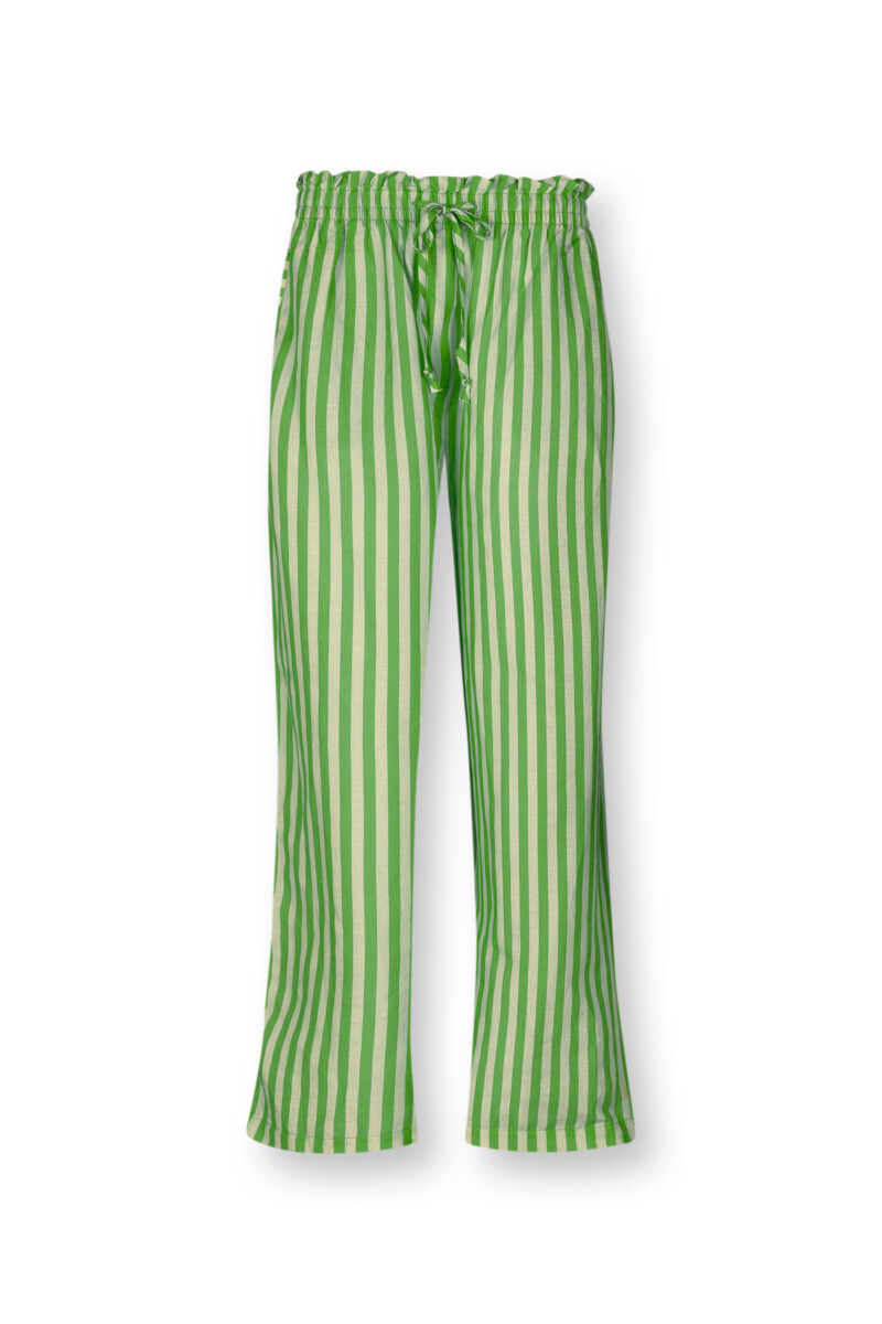 Color Relation Product Trousers Long Sumo Stripe Green