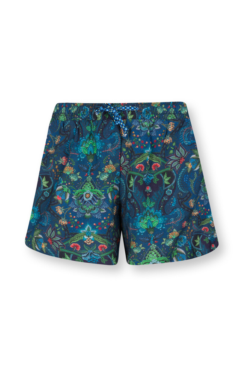 Color Relation Product Trousers Short Kyoto Festival Blue