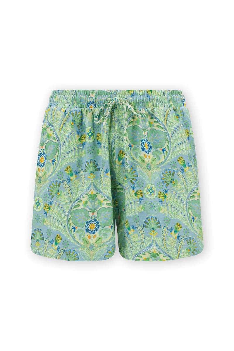 Color Relation Product Shorts Alba Blue Green