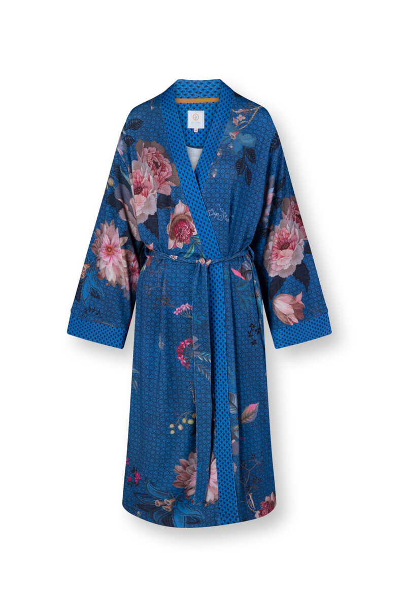 Color Relation Product Kimono Tokyo Bouquet Dark Blue