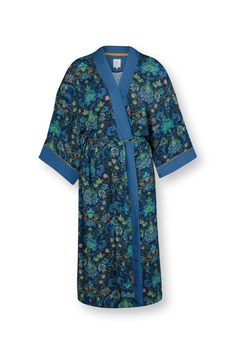Color Relation Product Kimono Kyoto Festival Blauw