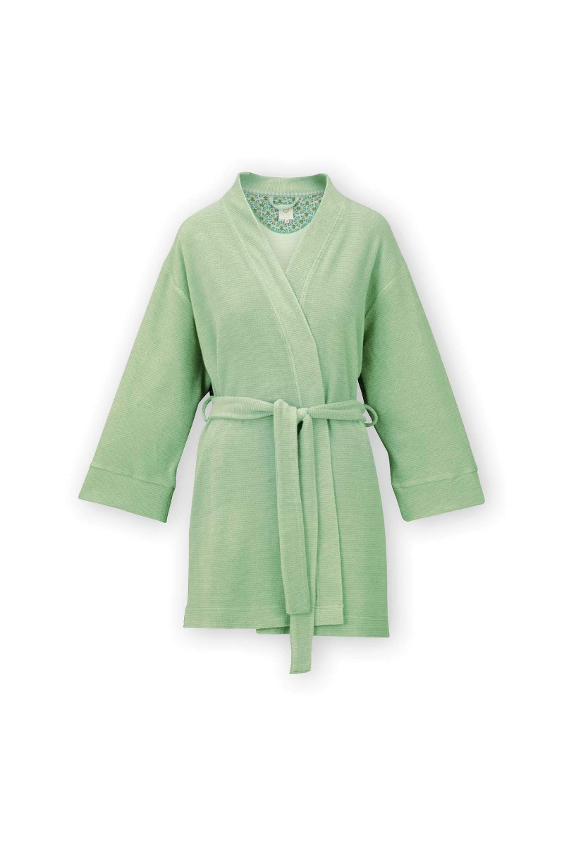 Color Relation Product Kimono Petite Sumo Stripe Green