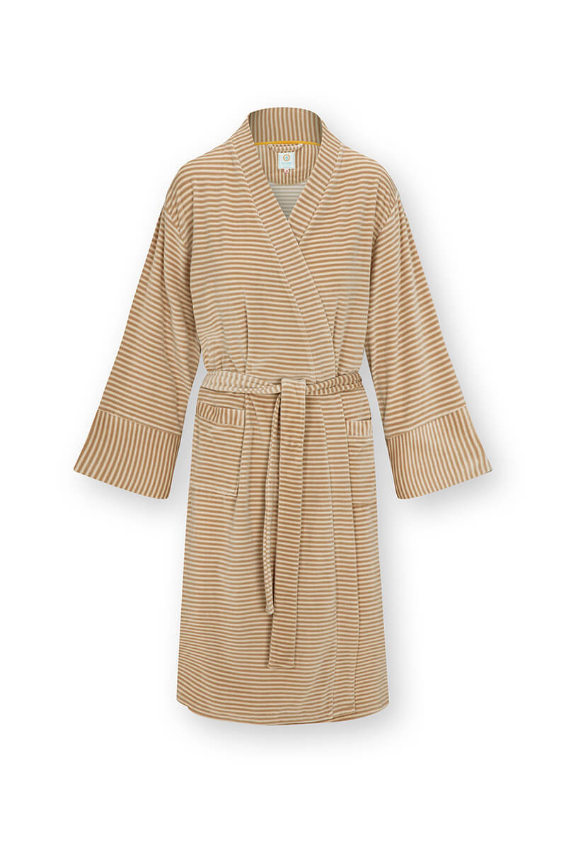 Color Relation Product Naomi Kimono Velvet Little Sumo Stripe Sand