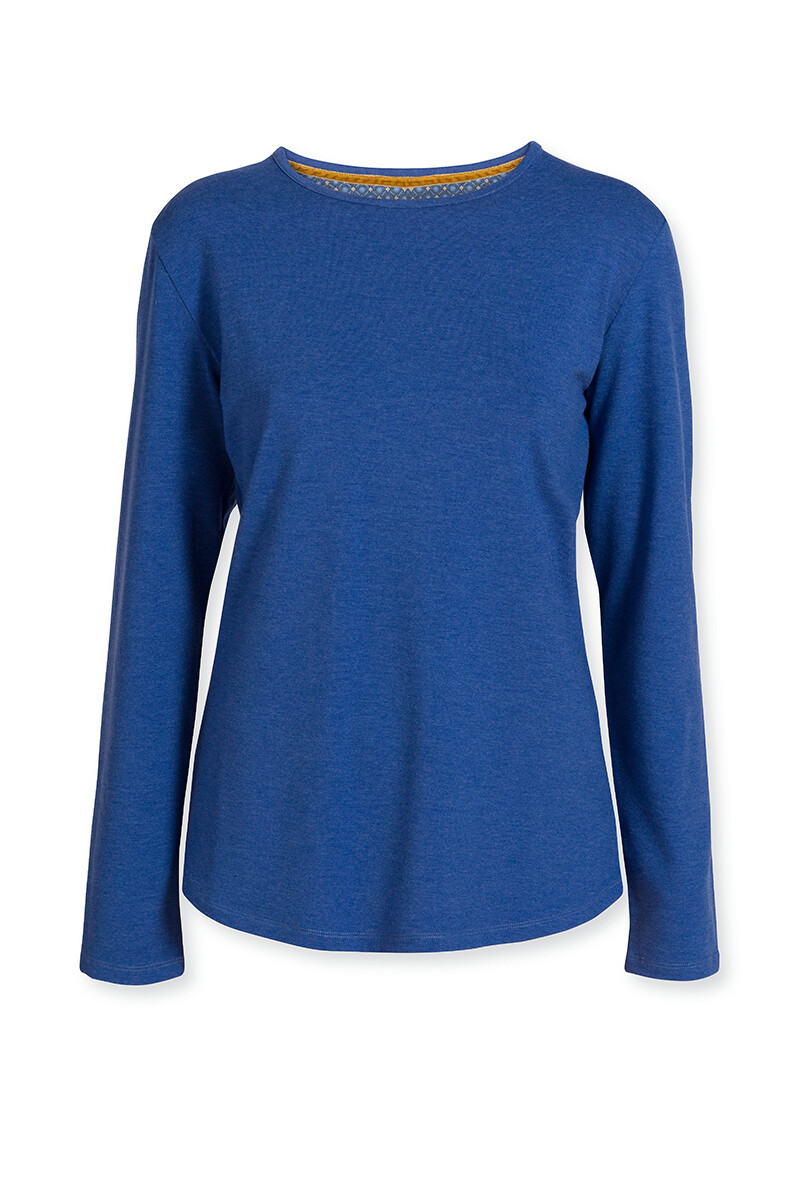 Color Relation Product Long Sleeve Melee Blue