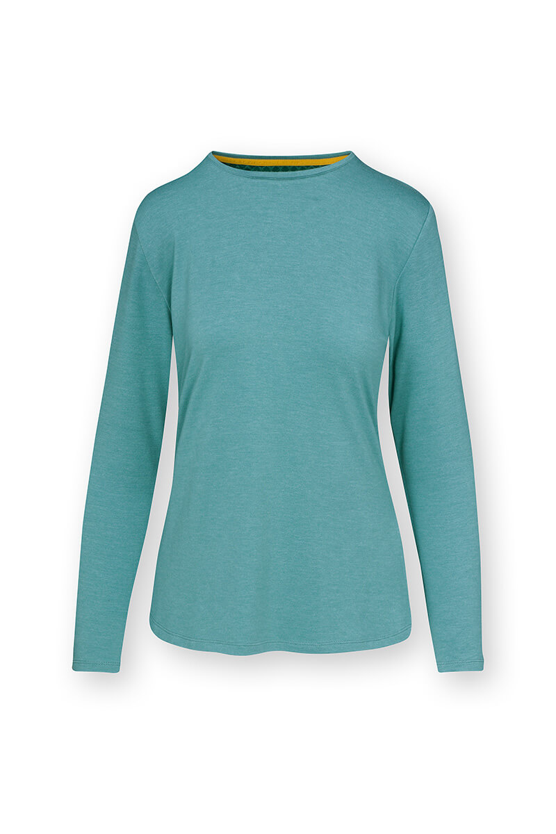 Color Relation Product Tom Long Sleeve Top Melee Solid Light Green