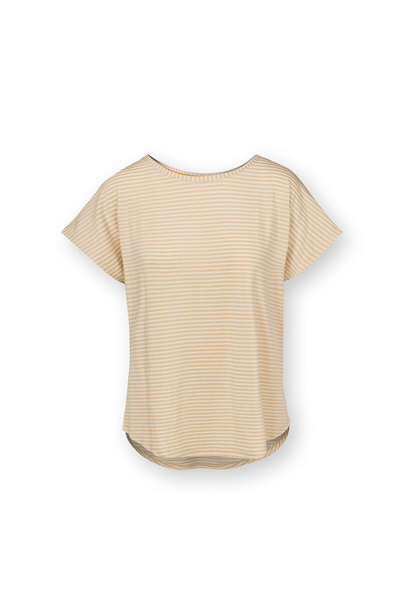 Color Relation Product Tatum Short Sleeve Top Little Sumo Stripe Sand