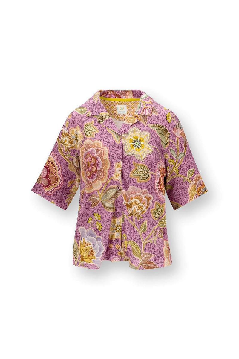 Color Relation Product Flora Top Short Sleeve Matata Lilac