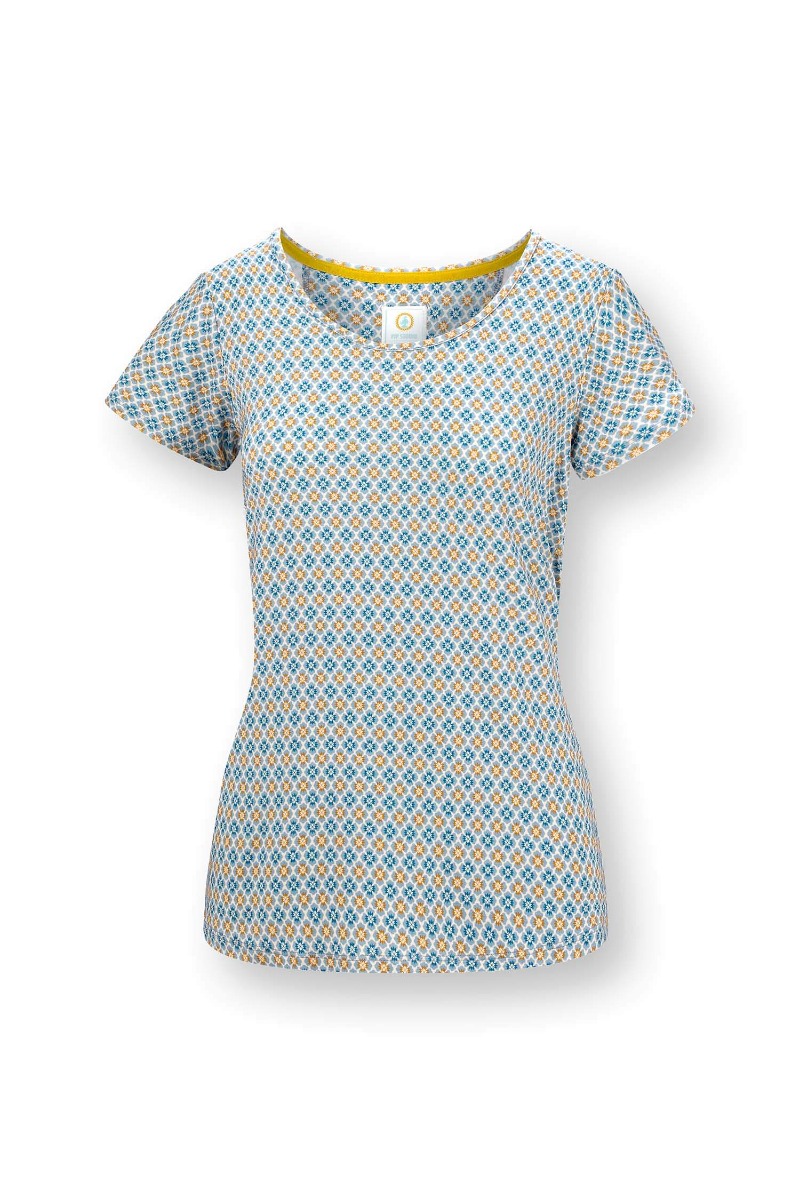 Color Relation Product Tilly Top Short Sleeve Mojo Blue