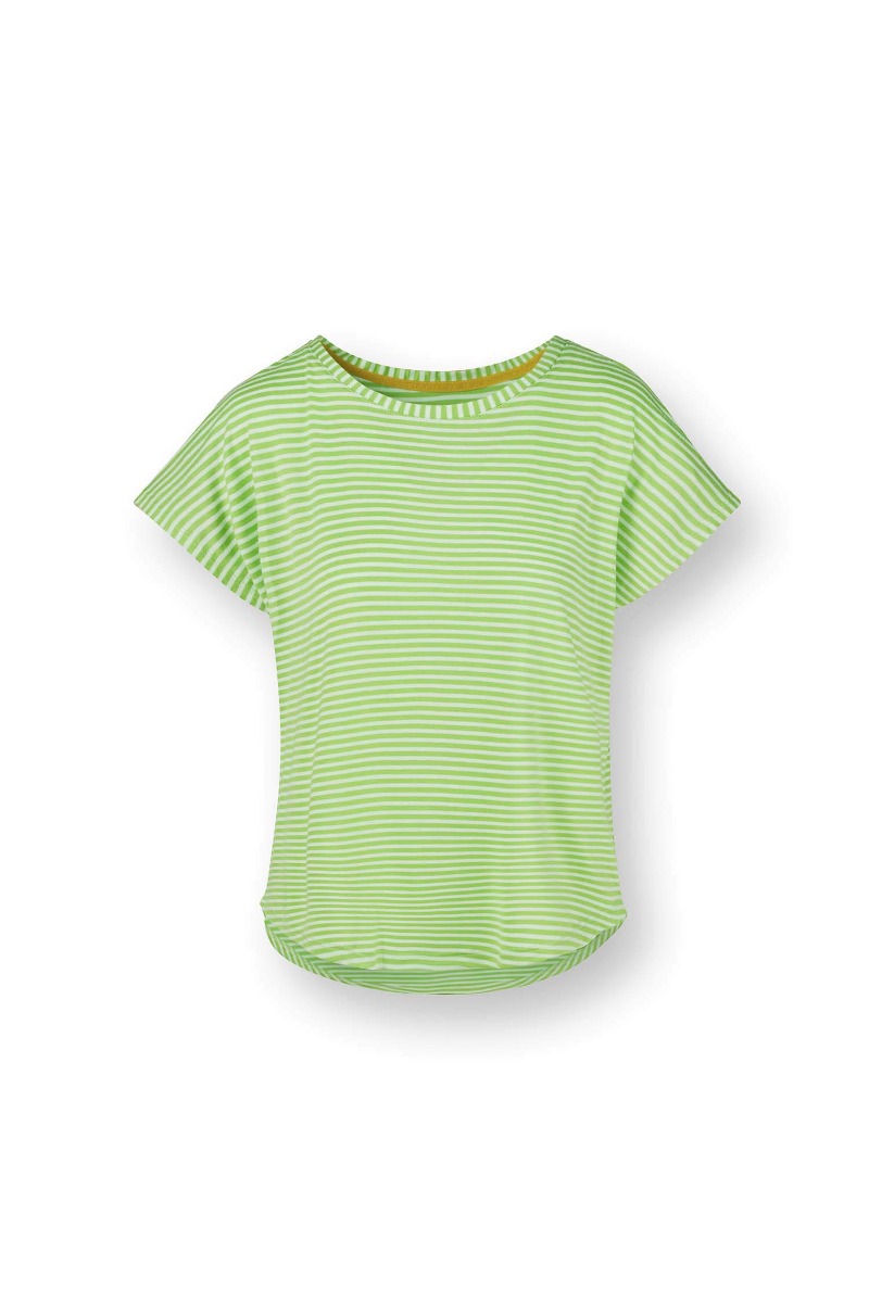 Color Relation Product Tatum Top Short Sleeve Little Sumo Stripe Green