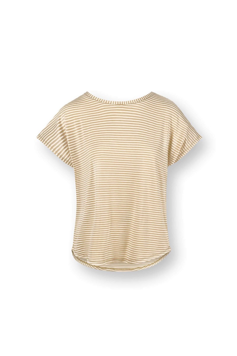 Color Relation Product Tatum Top Short Sleeve Little Sumo Stripe Sand