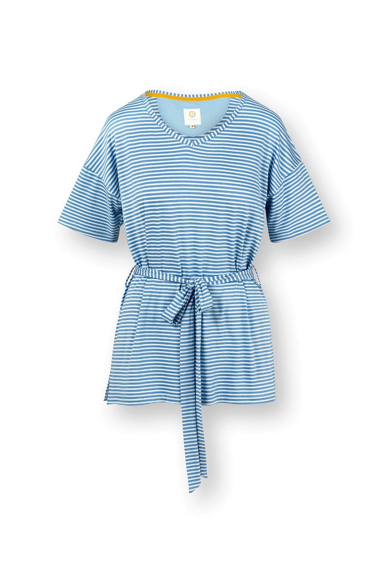 Color Relation Product Tonya Top Short Sleeve Little Sumo Stripe Blue