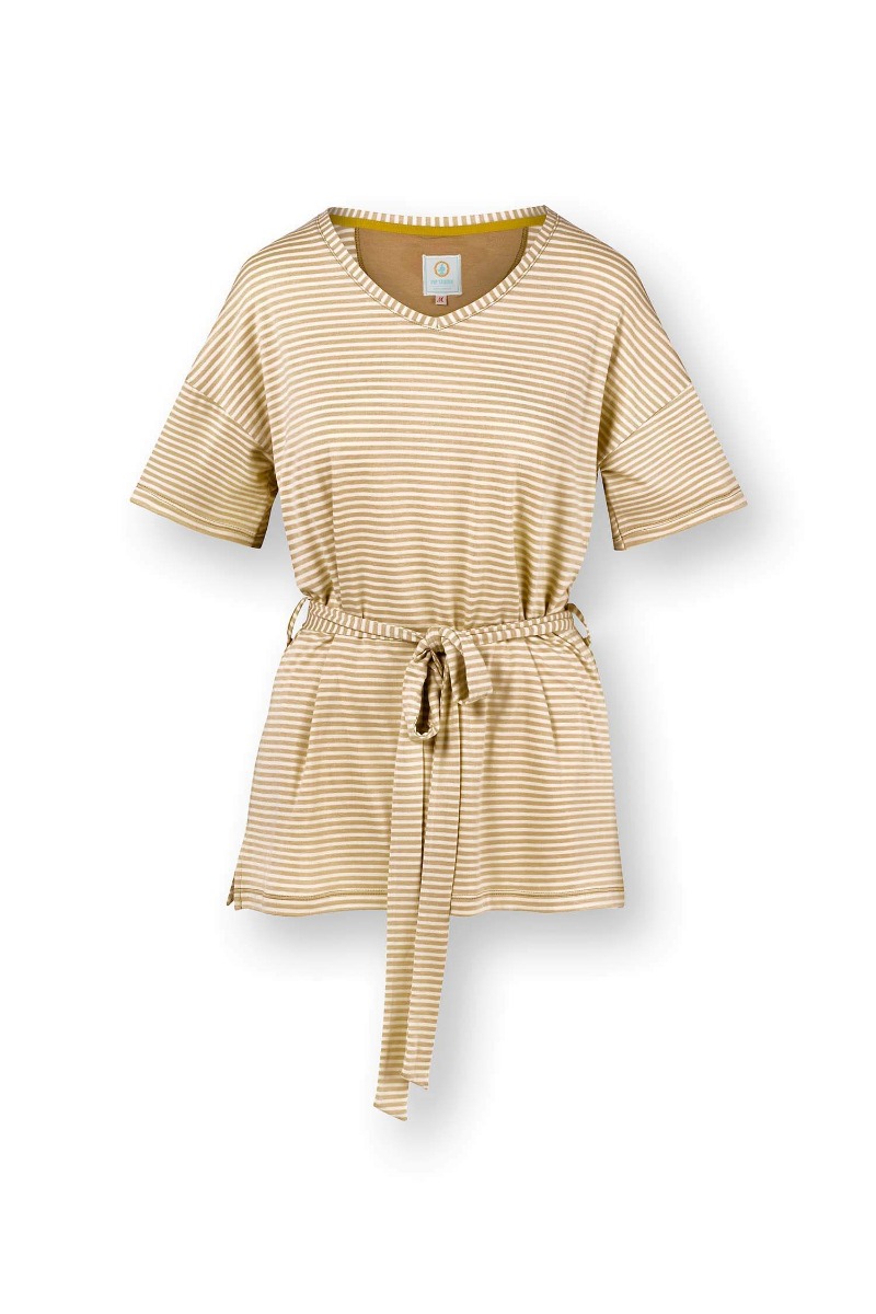 Color Relation Product Tonya Top Short Sleeve Little Sumo Stripe Sand