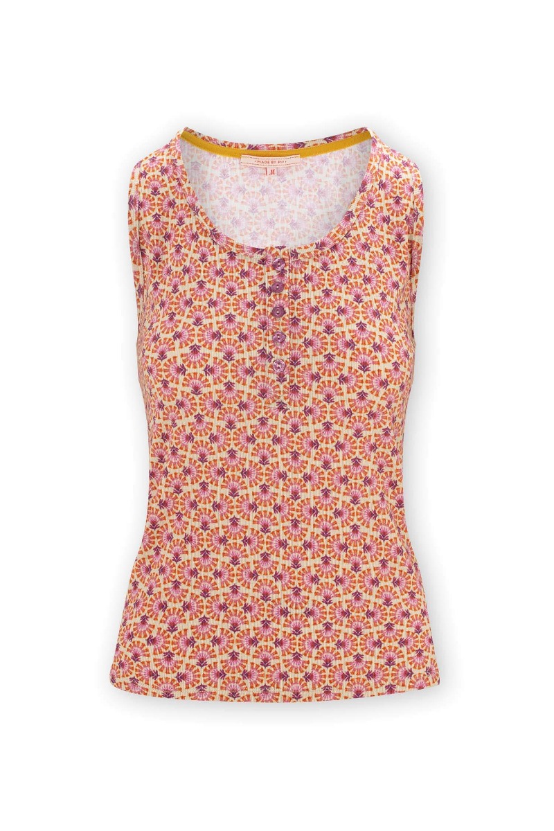 Color Relation Product Sleeveless Top Verano Lilac