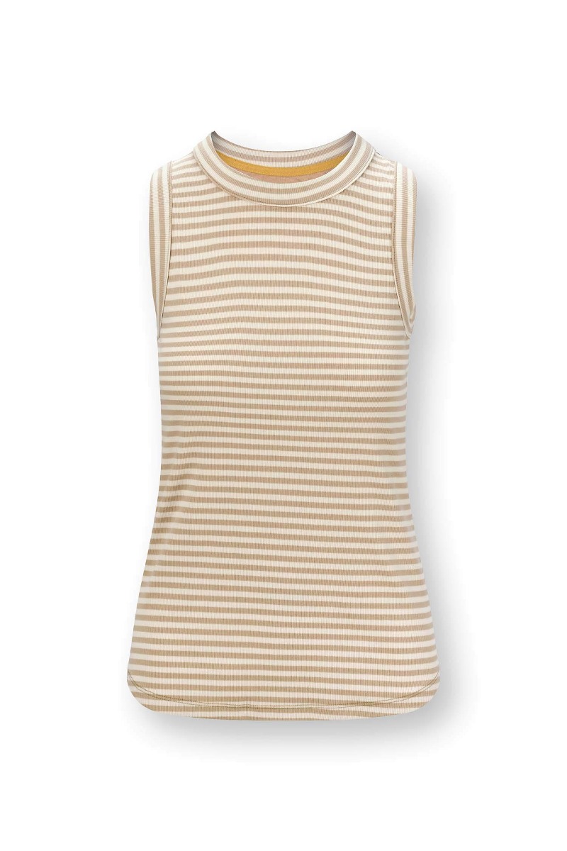 Color Relation Product Trinity Top Sleeveless Little Sumo Stripe Sand