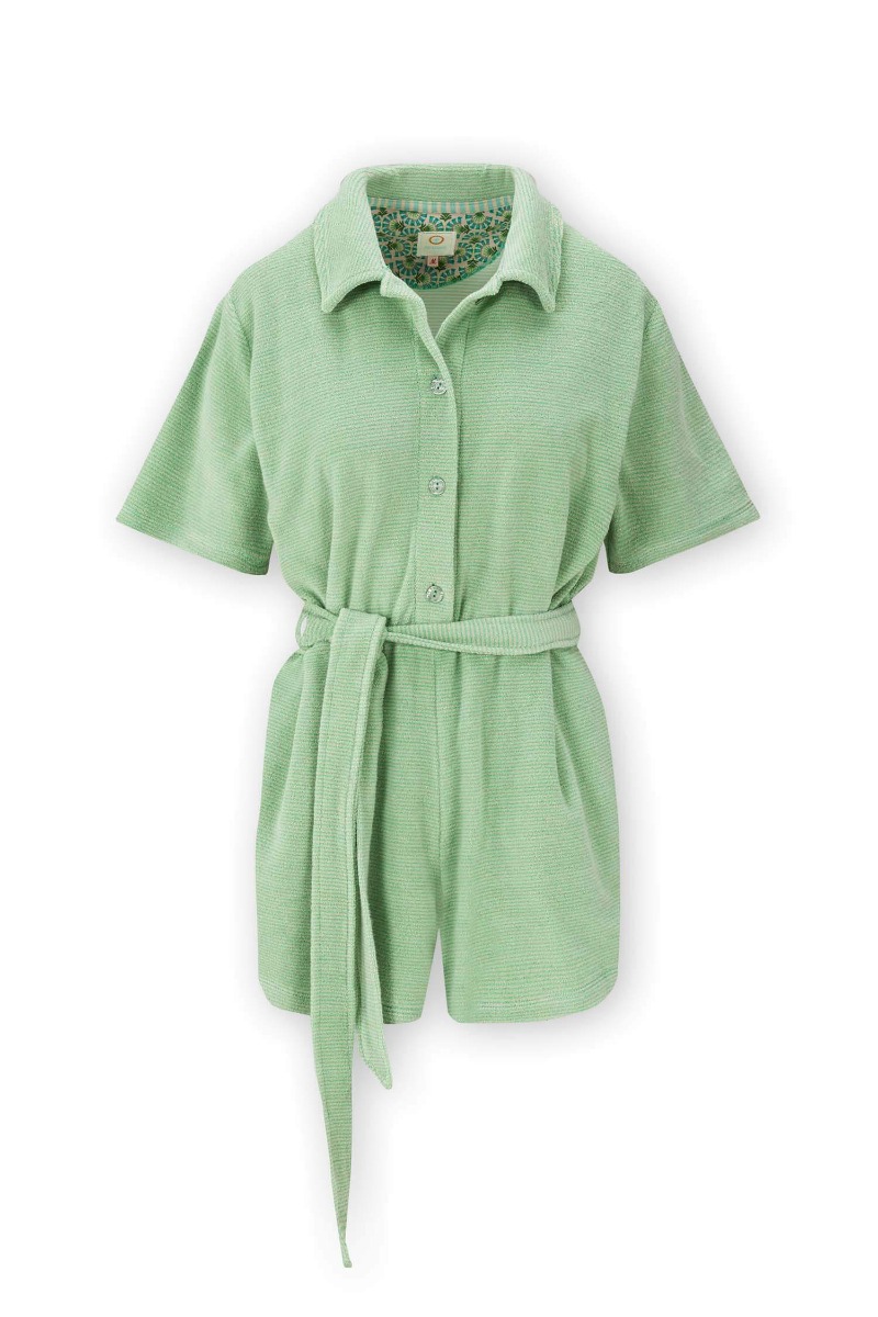 Color Relation Product Jumpsuit Petite Sumo Stripe Green