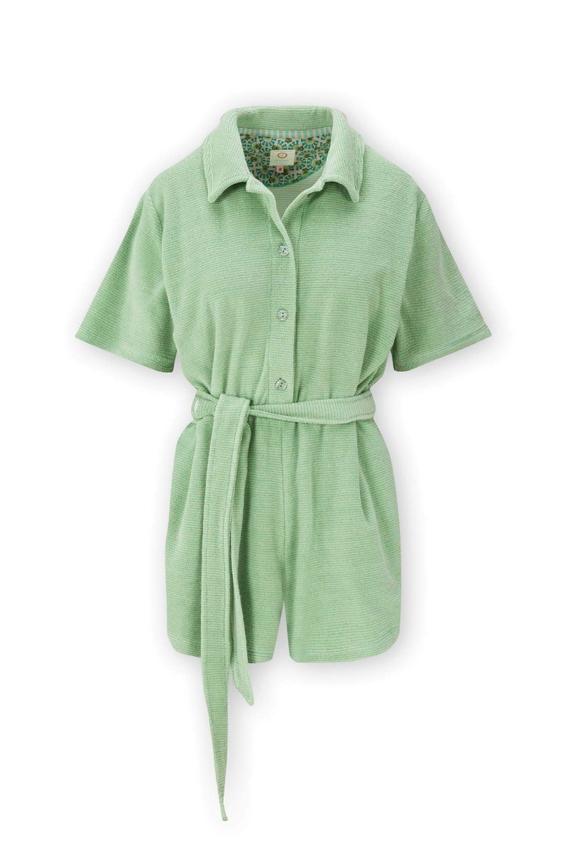 Pip Studio Jumpsuit Petite Sumo Stripe Groen XS