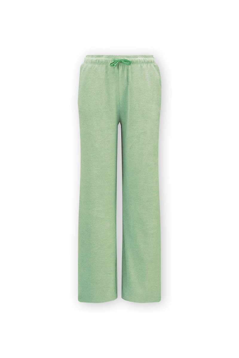 Color Relation Product Long Straight Trousers Petite Sumo Stripe Green