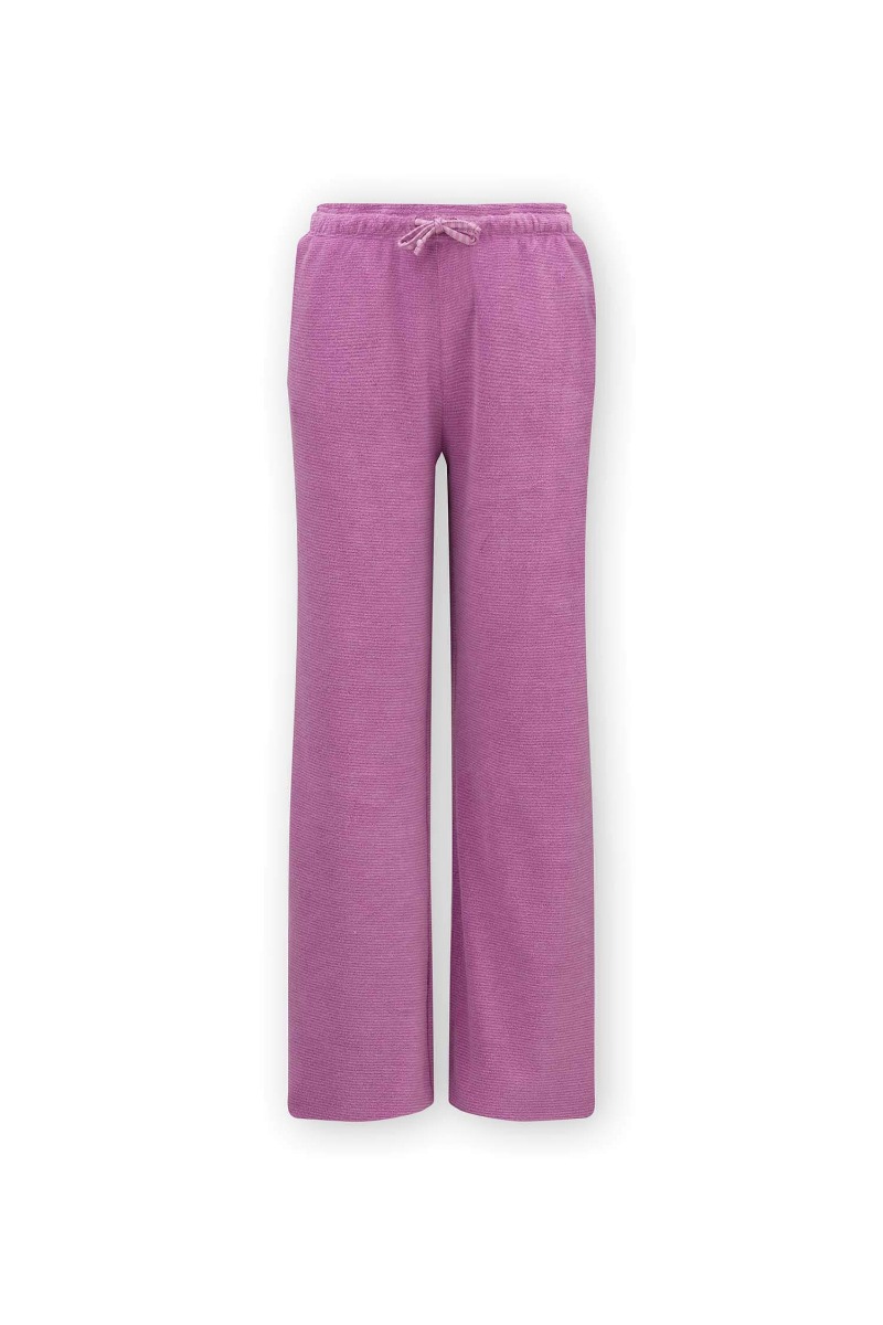 Color Relation Product Long Straight Trousers Petite Sumo Stripe Lilac