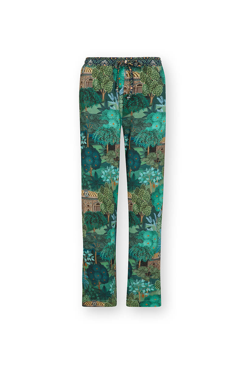 Pip Studio Belin Lange Broek Jardin de Noche Blauw