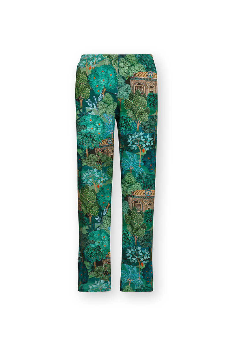 Pip Studio Blake Lange Broek Jardin de Noche Blauw