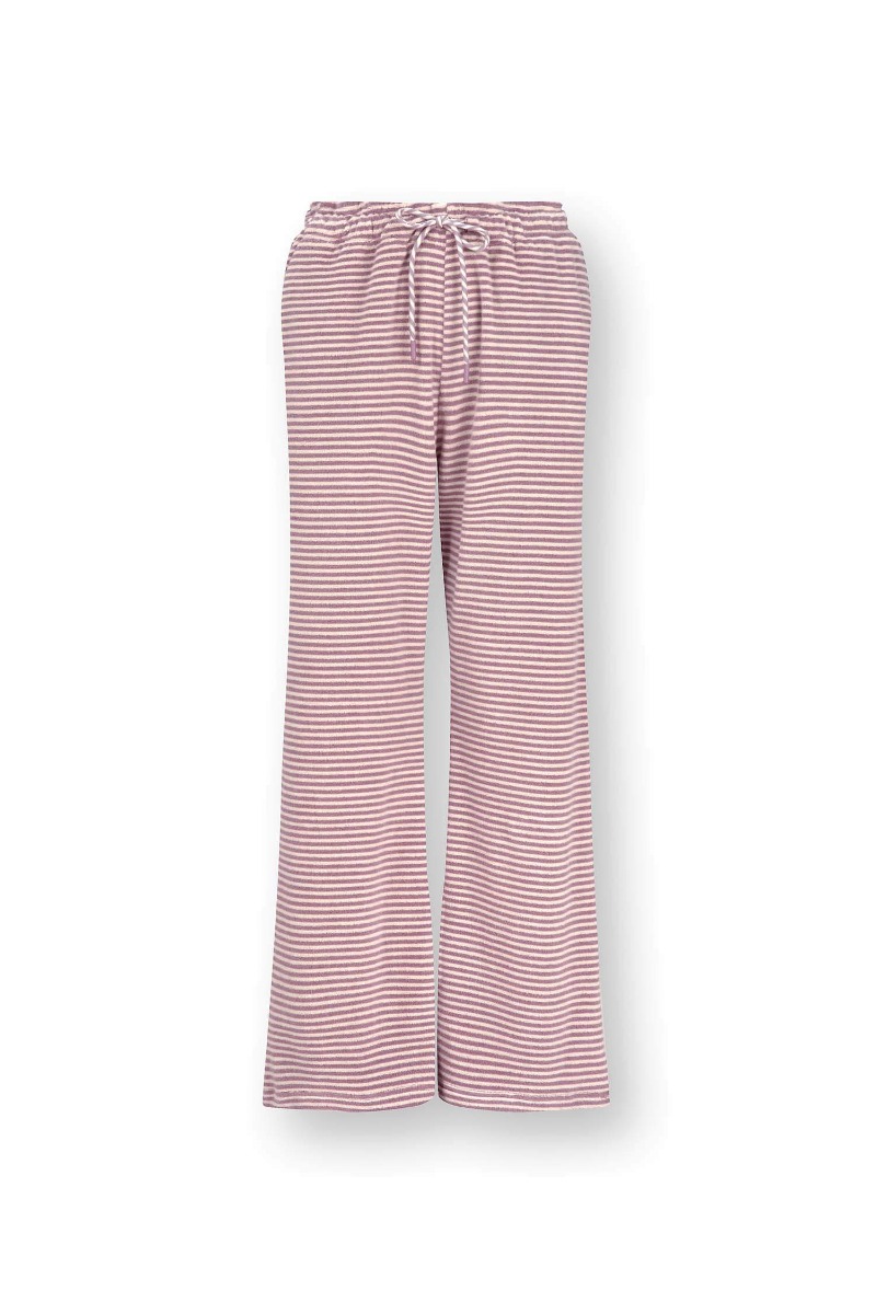 Color Relation Product Britta Long Trousers Little Sumo Stripe Lilac