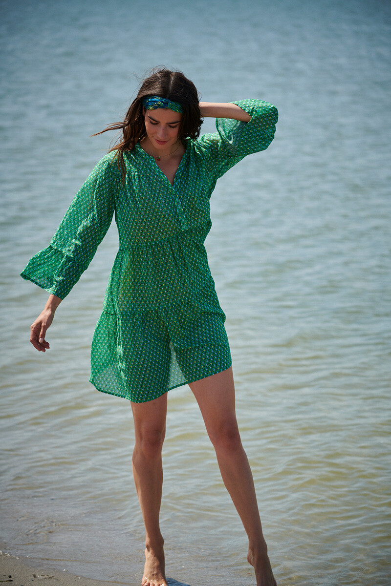 Color Relation Product Tunic Ajour Green