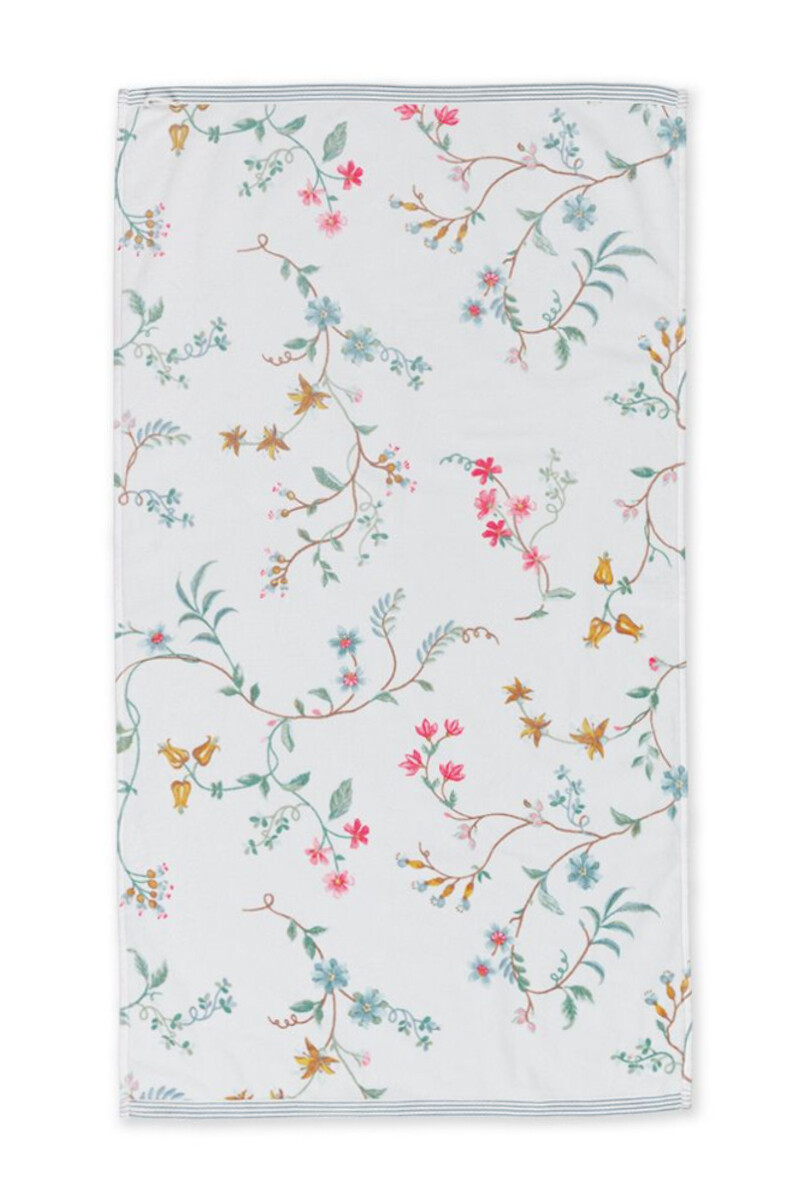 Color Relation Product Badetuch Les Fleurs Weiss 55x100 cm