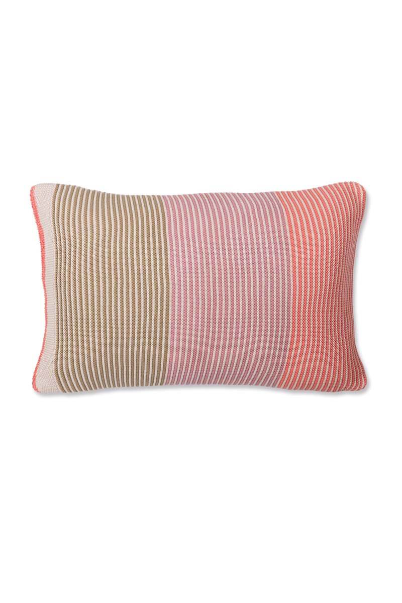 Color Relation Product Cushion Blockstripe Pastel