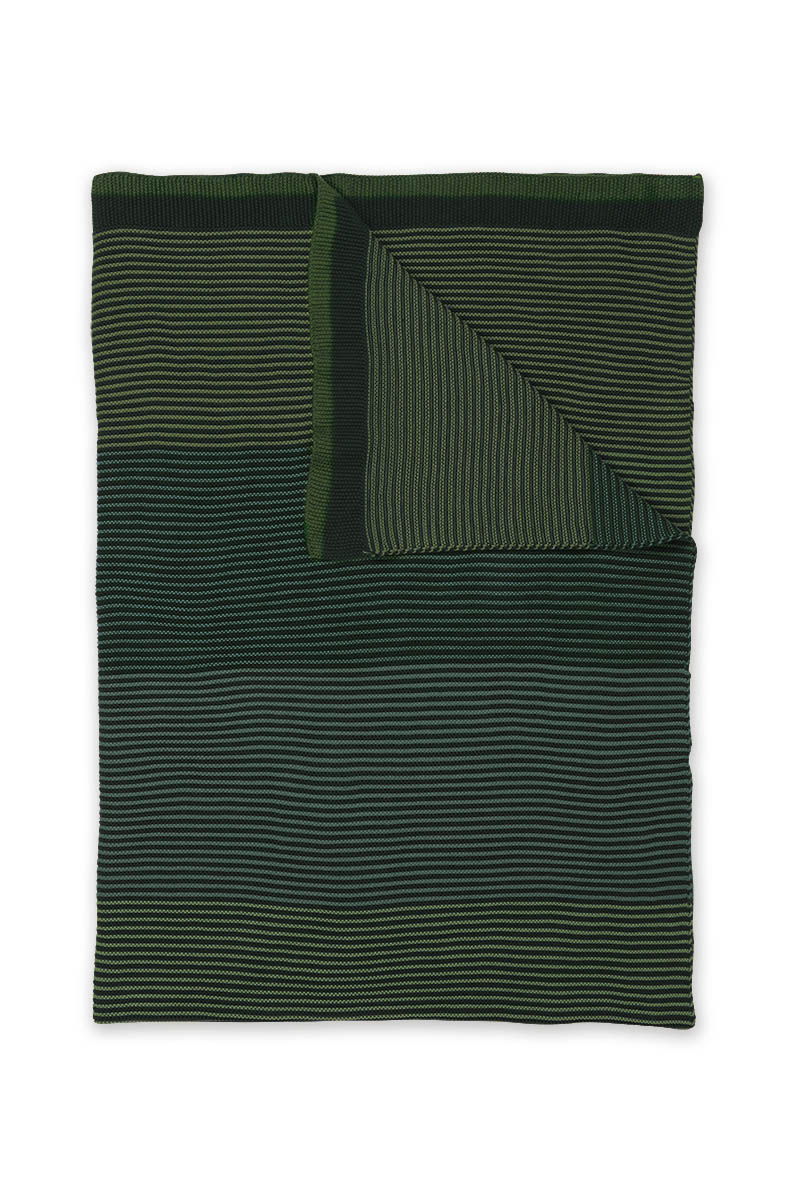 Color Relation Product Throw Blockstripe Green