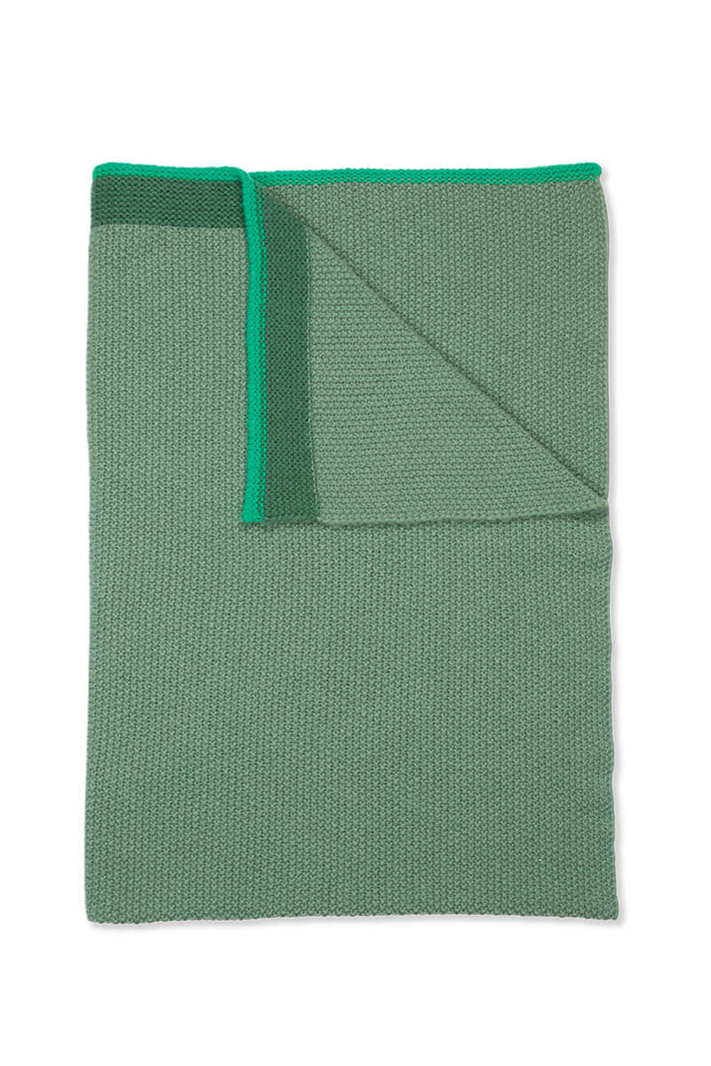 Color Relation Product Throw Bonnuit Green