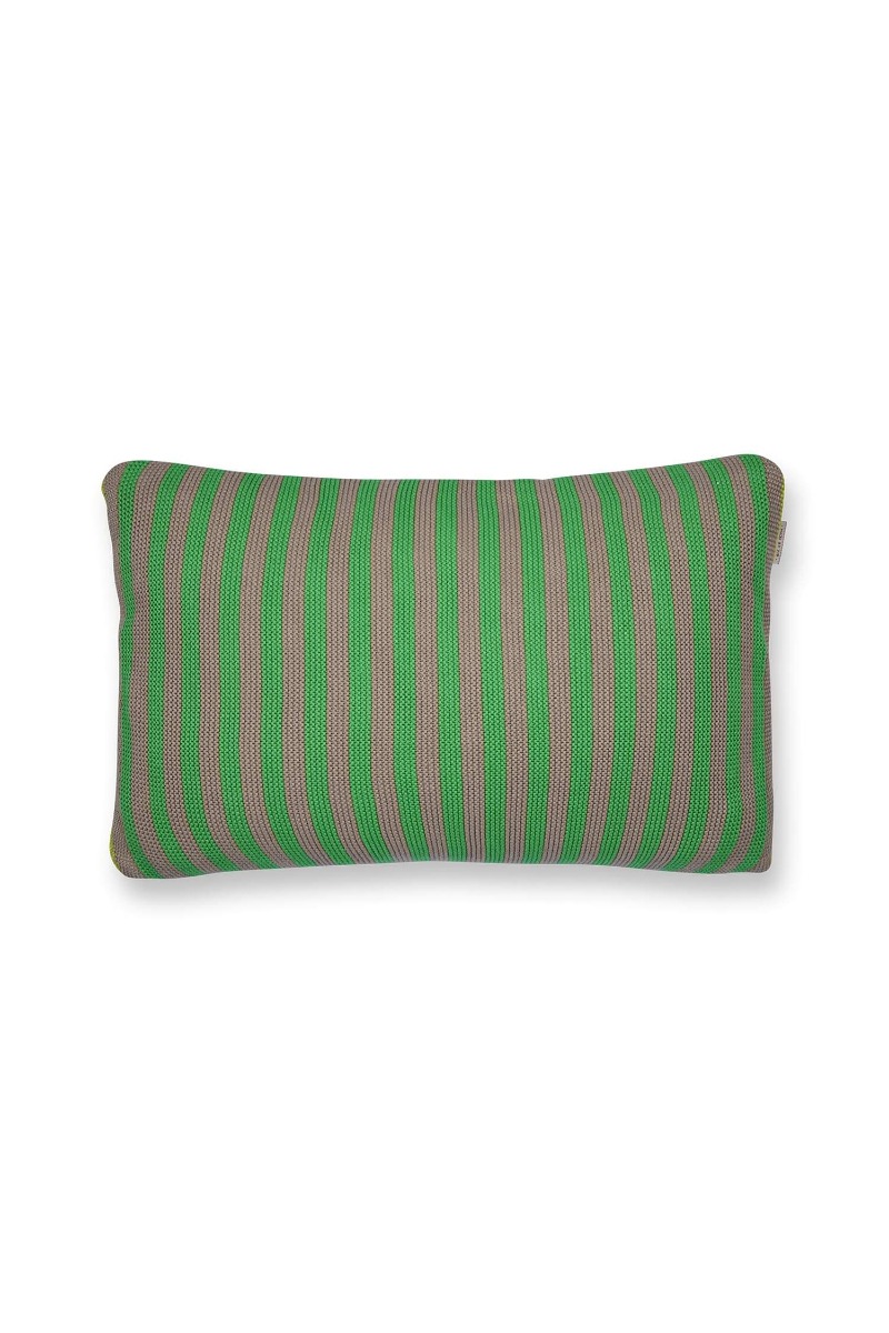 Color Relation Product Cushion Bonsoir Stripe Green