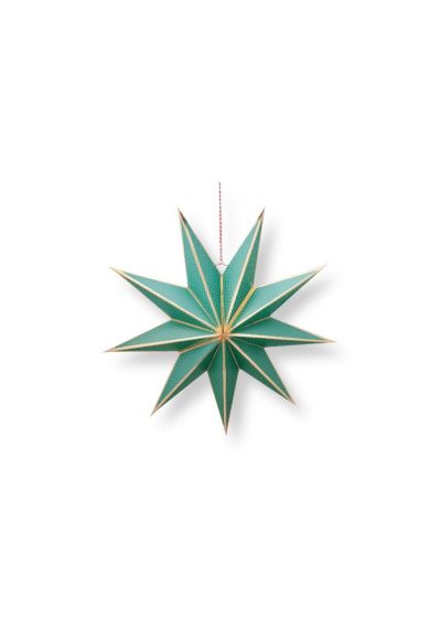 Christmas Star Paper Green