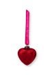 Ornament Glass Heart Red