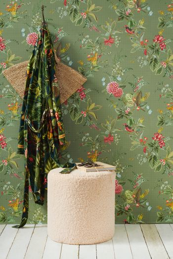 behang-vlies-behang-reliëf-bloemen-print-groen-pip-studio-floris