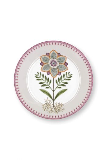 plate-lily-lotus-off-white-21cm-flower-porcelain-pip-studio