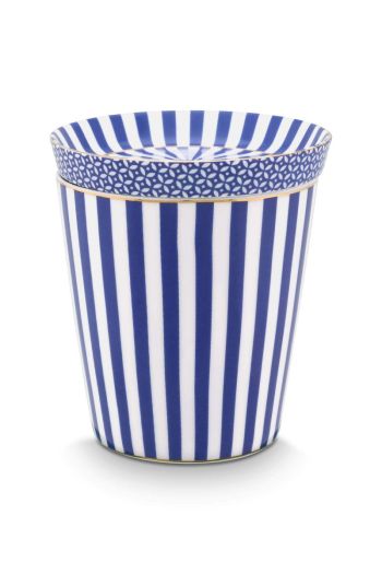 set-2-mug-small-without-ear-royal-stripes-tea-tip-blue-230ml-porcelain-pip-studio