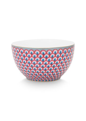 bowl-flower-festival-light-blue-red-details-floral-print-pip-studio-9,5-cm