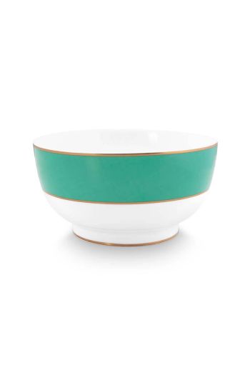 bowl-pip-chique-gold-green-20.5-cm-fine-bone-china-pip-studio