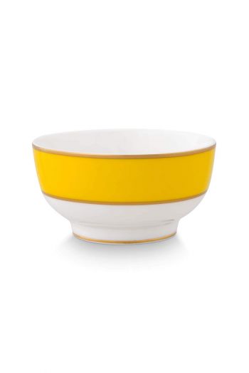 bowl-pip-chique-gold-yellow-12-5cm-porcelain-pip-studio