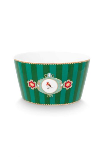 love-birds-bowl-stripes-green-15cm-robin-porcelain-pip-studio