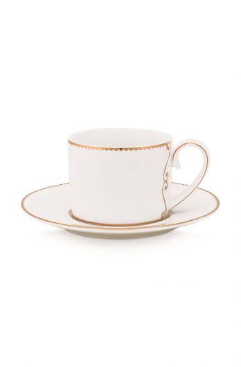 Espresso-cup-and-saucer-125-ml-white-gold-details-love-birds-pip-studio