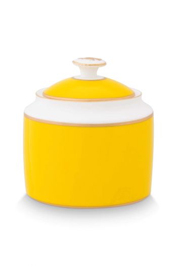 sugar-bowl-pip-chique-gold-yellow-550ml-bone-china-porcelain-pip-studio