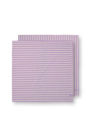 Set/2-Stripes-Theedoekens-Lila-65x65cm-khaki-strepen-katoen-pip-studio