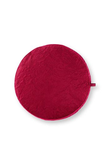 cushion-quiltey-days-suki-dark-pink-40-cm-quilted-arch-print-velvet-pip-studio-home-decor
