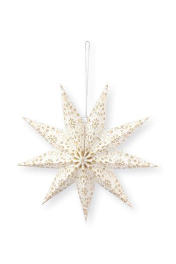Christmas-star-lampion-paper-white-gold-details-christmas-decoration-pip-studio-60-cm