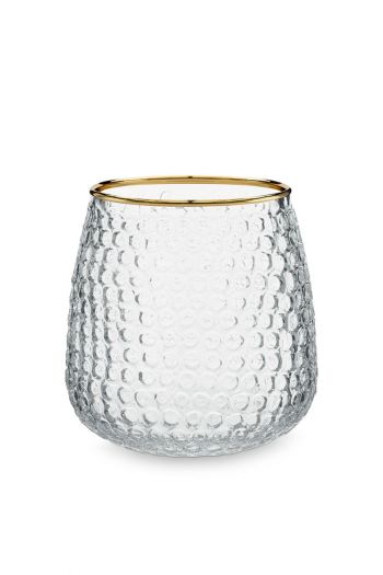 Glass-tea-light-holder-gold-edge-home-décor-pip-studio-9,5x10-cm