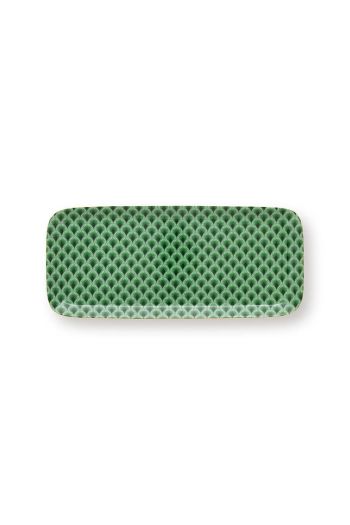 badkamerschaal-groen-golf-patroon-pip-studio-suki-porselein-27x12x1.5-cm